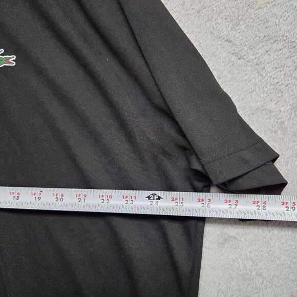 Lacoste Sport Polo Mens 3XL Black Ultra Dry Regular Fit Performance Golf Casual - Picture 4 of 12